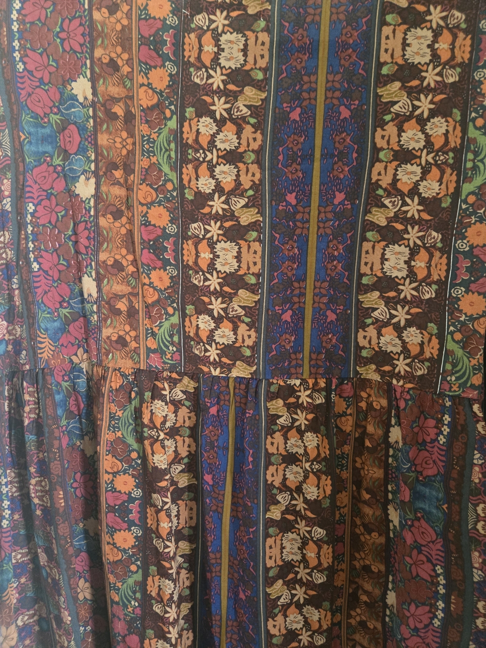 NATURAL LIFE Burgundy Floral Boho Maxi Dress - Picture 15 of 16